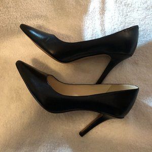 Leather Upper High Heel